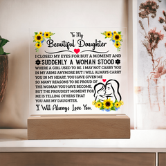 To My Daughter – Acrylic Square